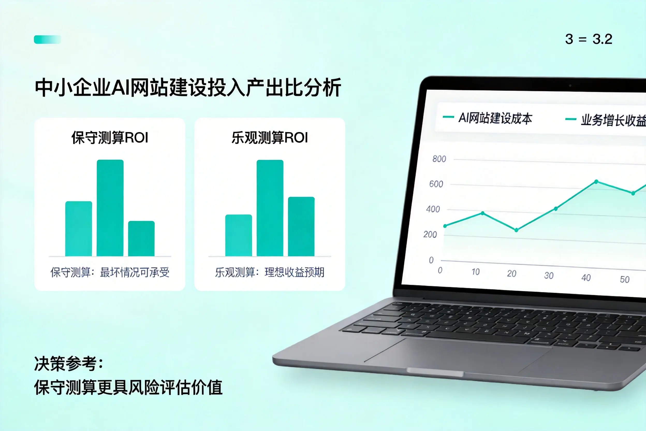 西宁中小企业AI网站建设投入产出比怎么算?先看这份分析