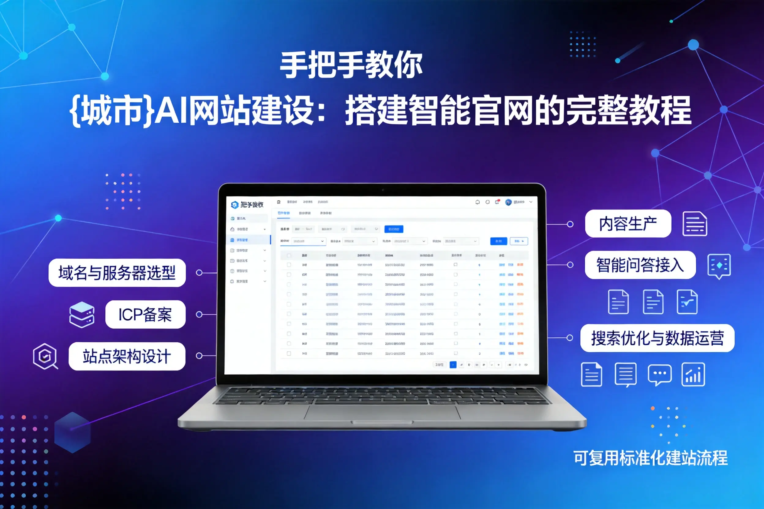 手把手教你西宁AI网站建设：搭建智能官网的完整教程