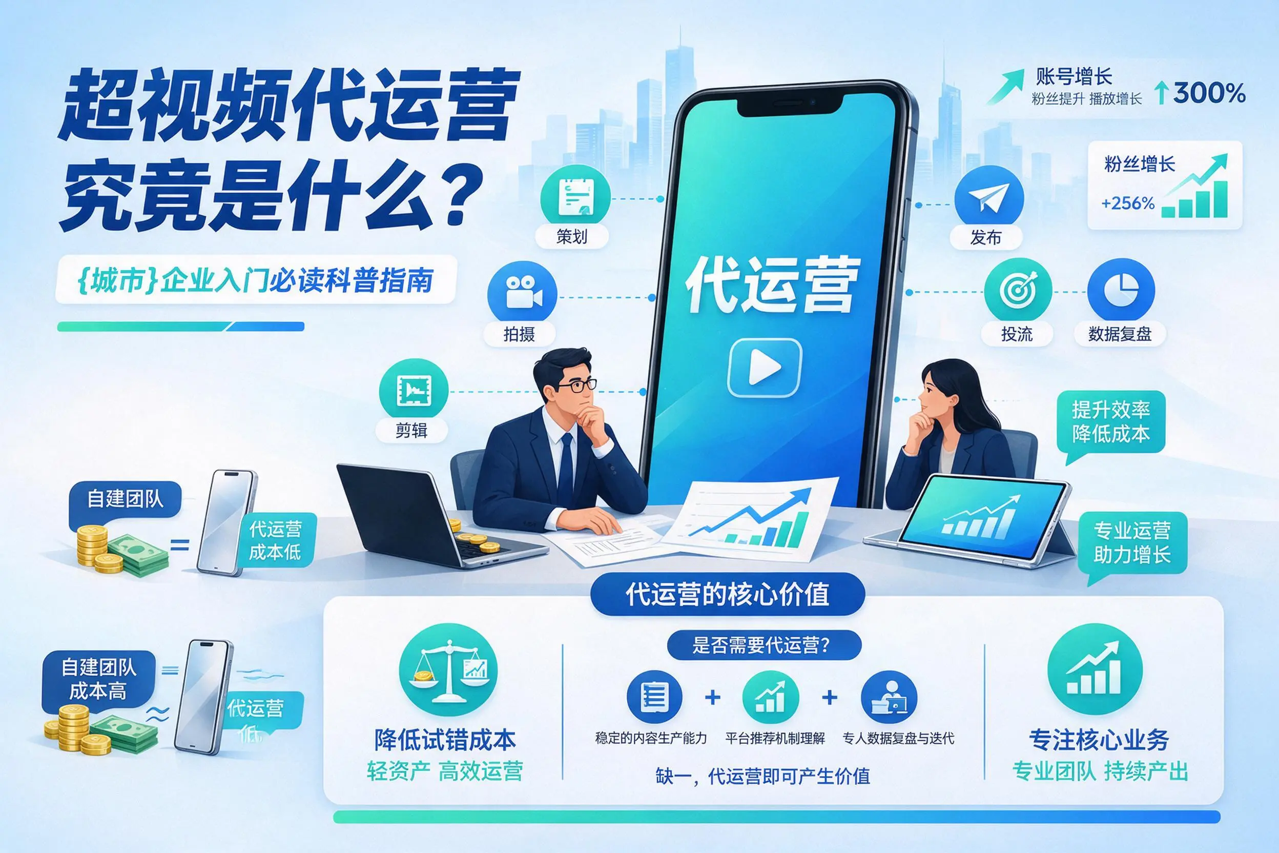 短视频代运营究竟是什么?西宁企业入门必读科普指南