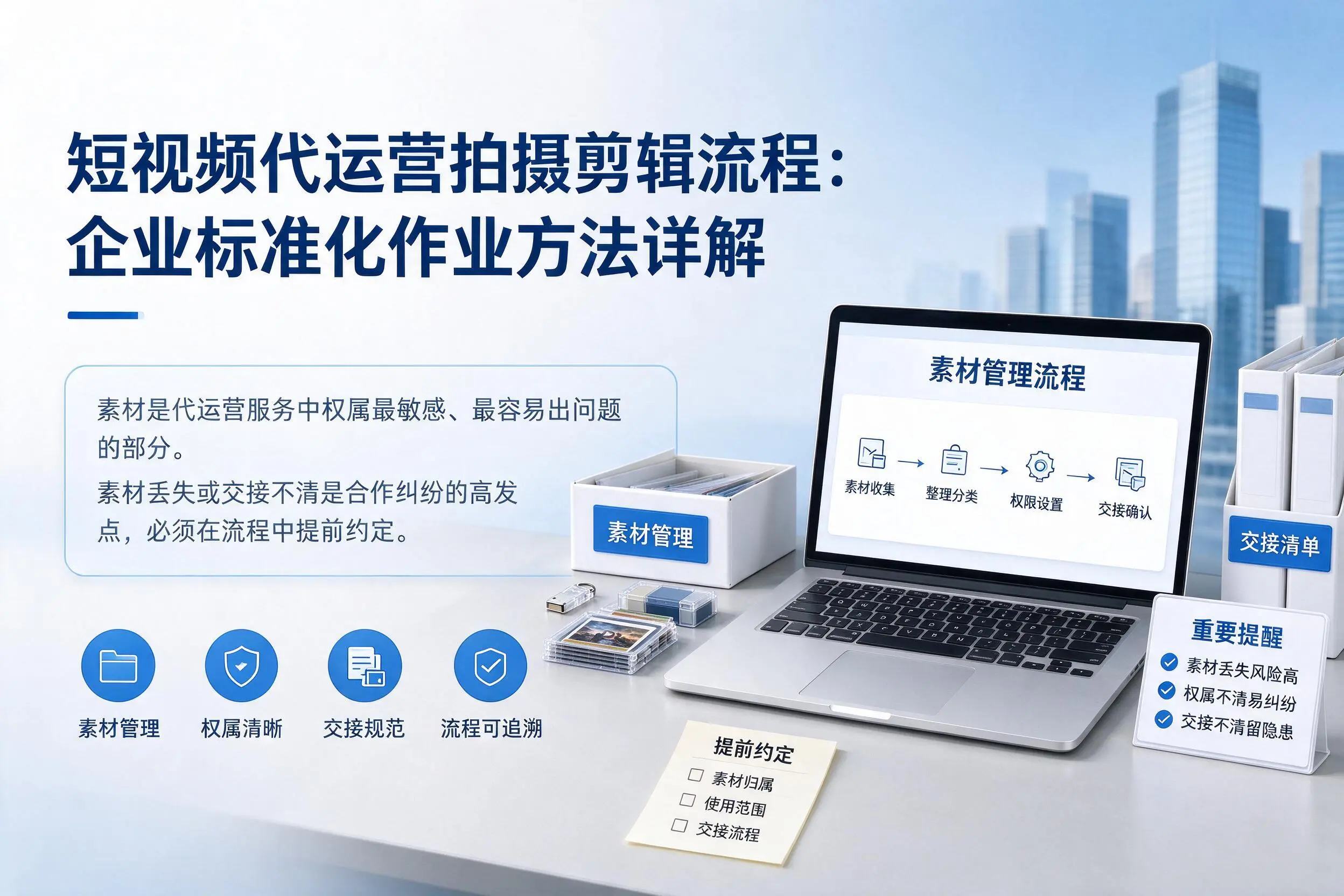 短视频代运营拍摄剪辑流程:西宁企业标准化作业方法详解