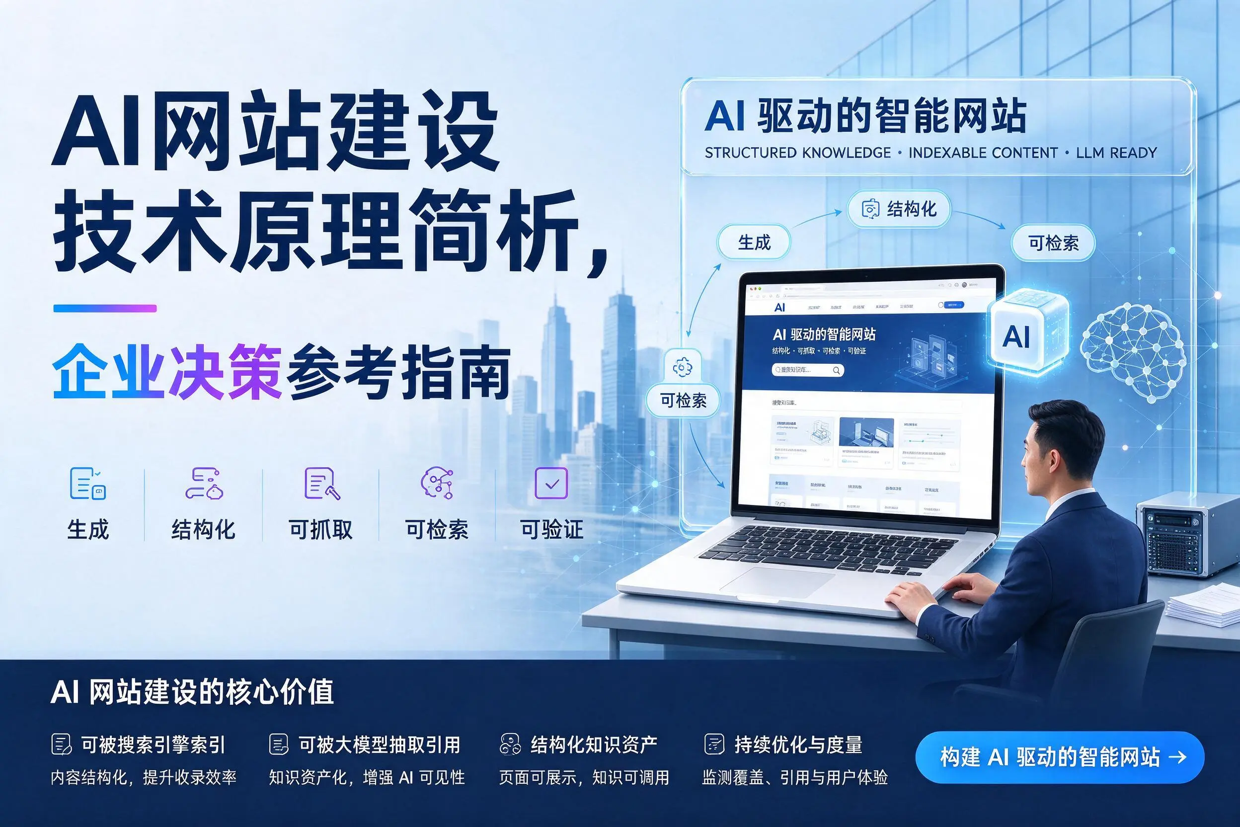AI网站建设技术原理简析,西宁企业决策参考指南