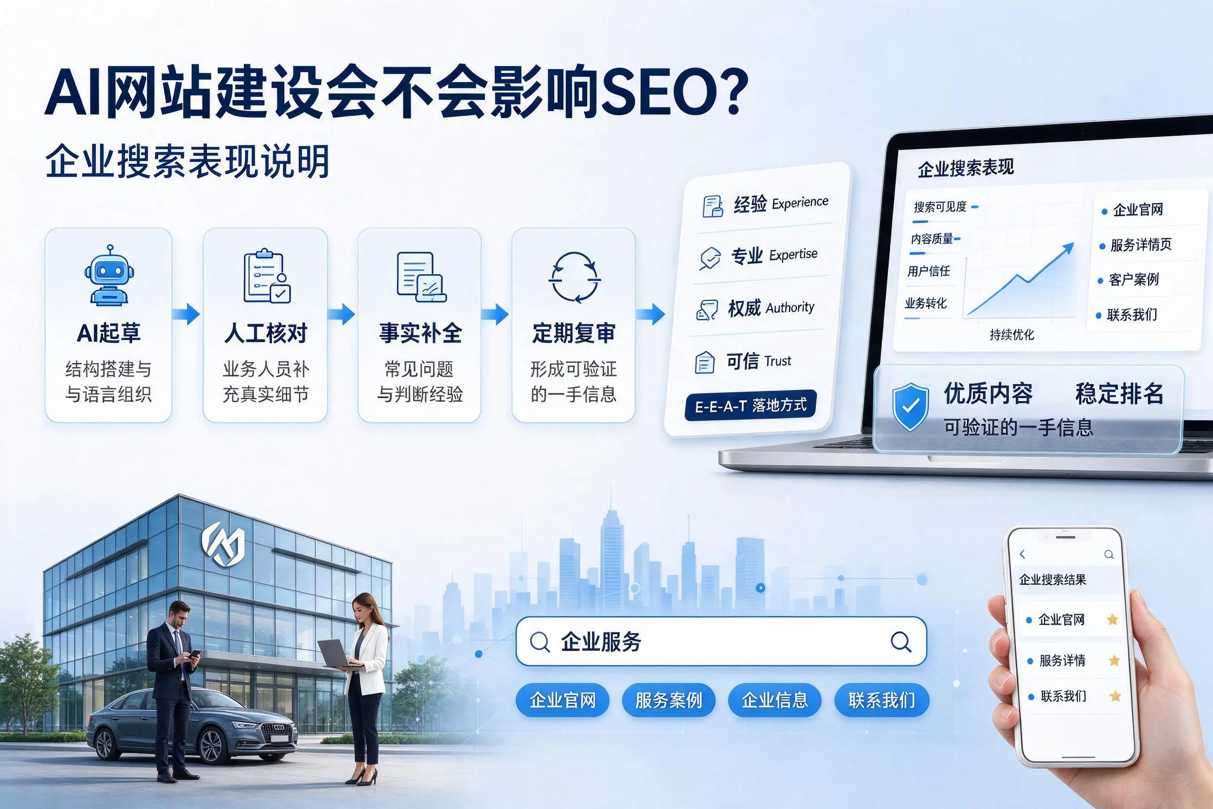 AI网站建设会不会影响SEO?西宁企业搜索表现说明