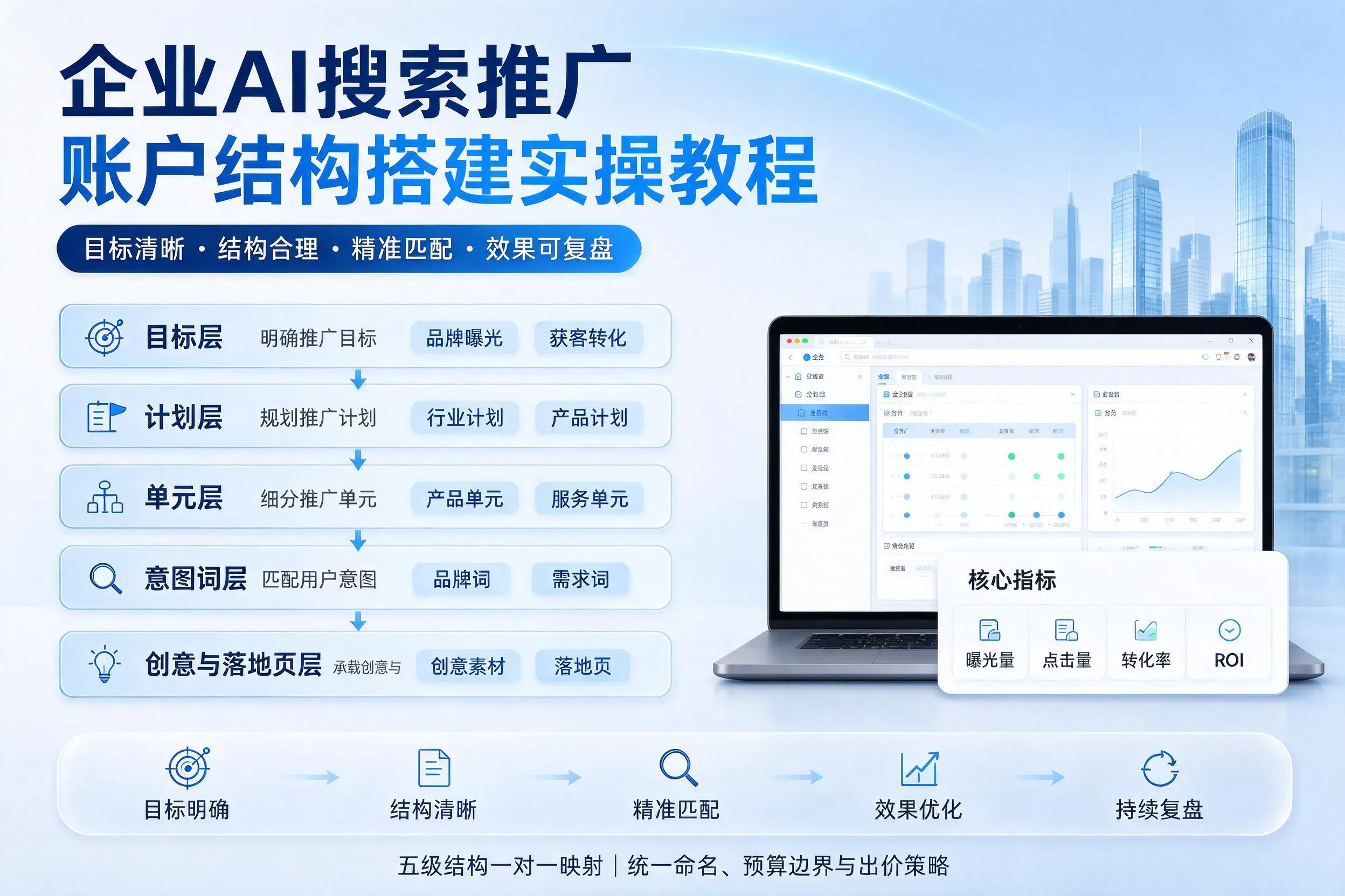 西宁企业AI搜索推广账户结构搭建实操教程
